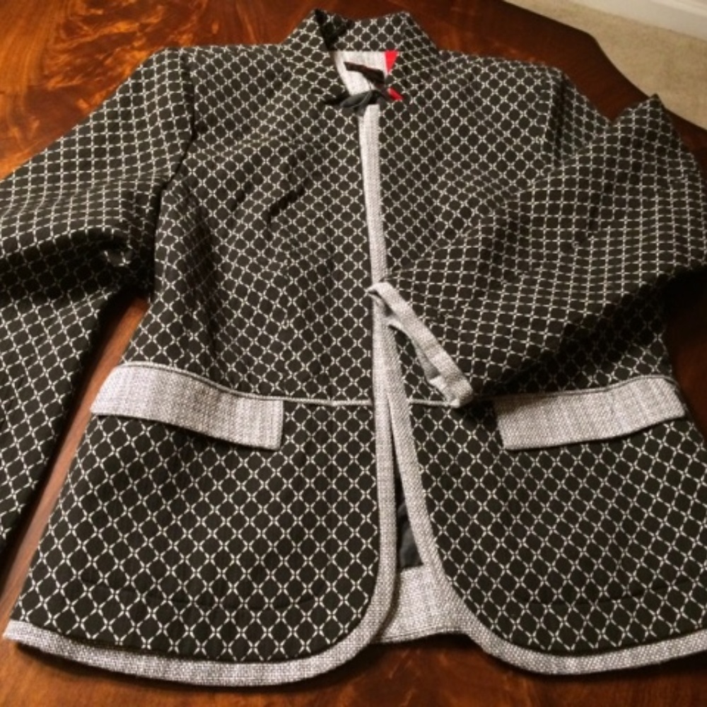 Sara Isabella Short Front Open Topper Jacket - New